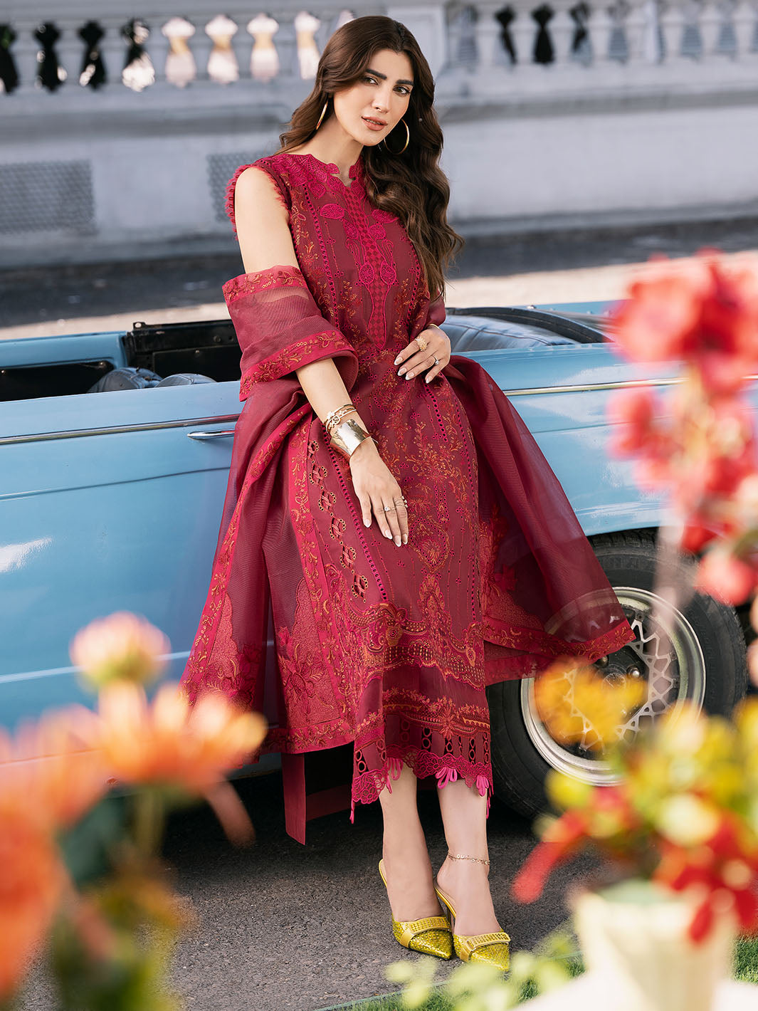 Bin Ilyas | Clara Embroidered Lawn 24 | 211 - B