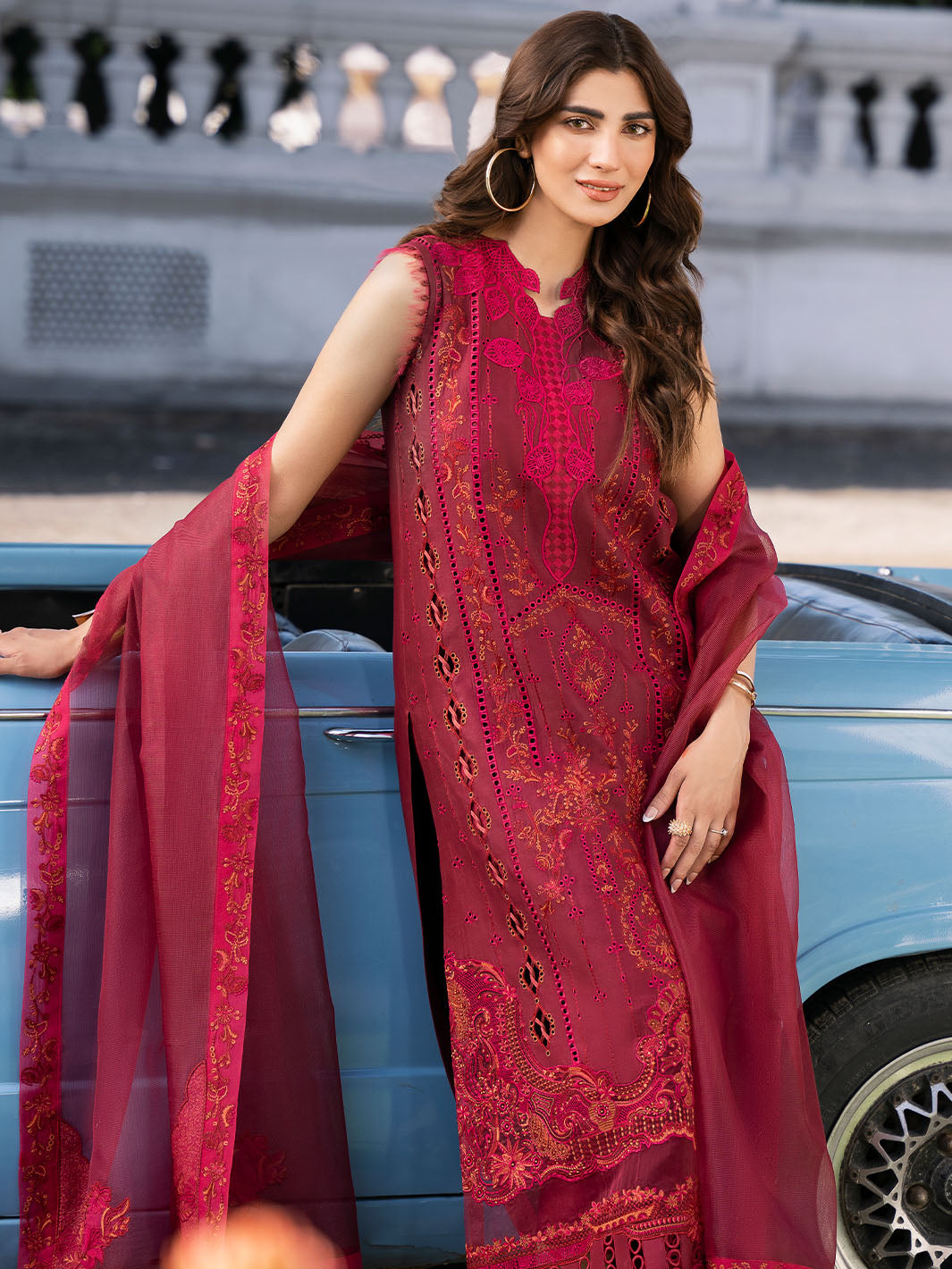 Bin Ilyas | Clara Embroidered Lawn 24 | 211 - B