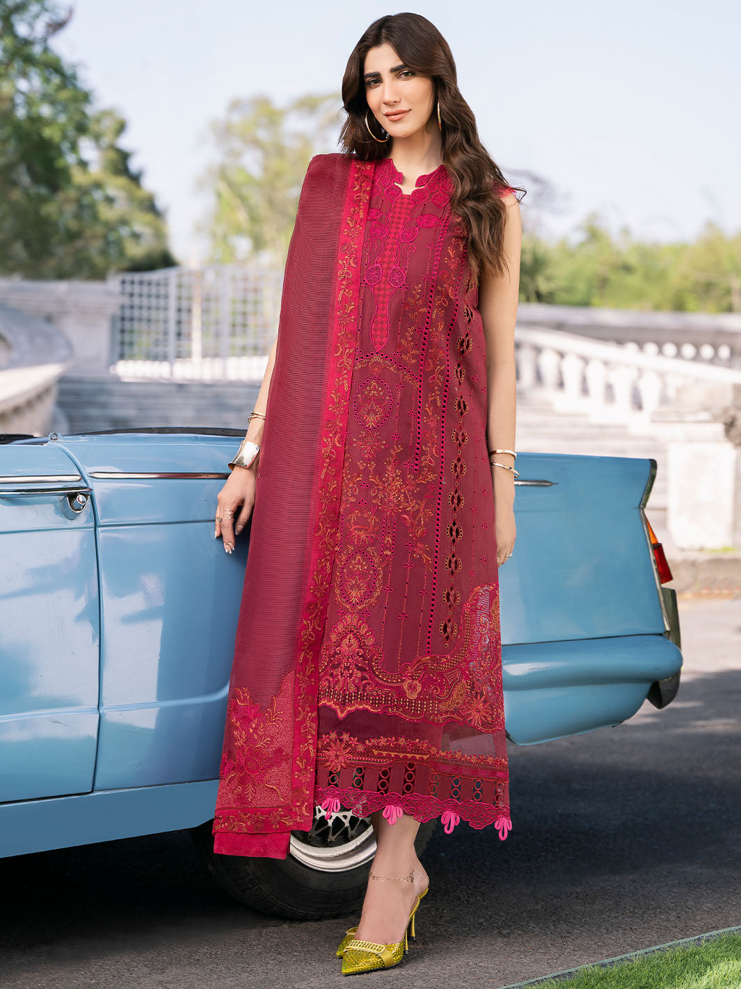 Bin Ilyas | Clara Embroidered Lawn 24 | 211 - B