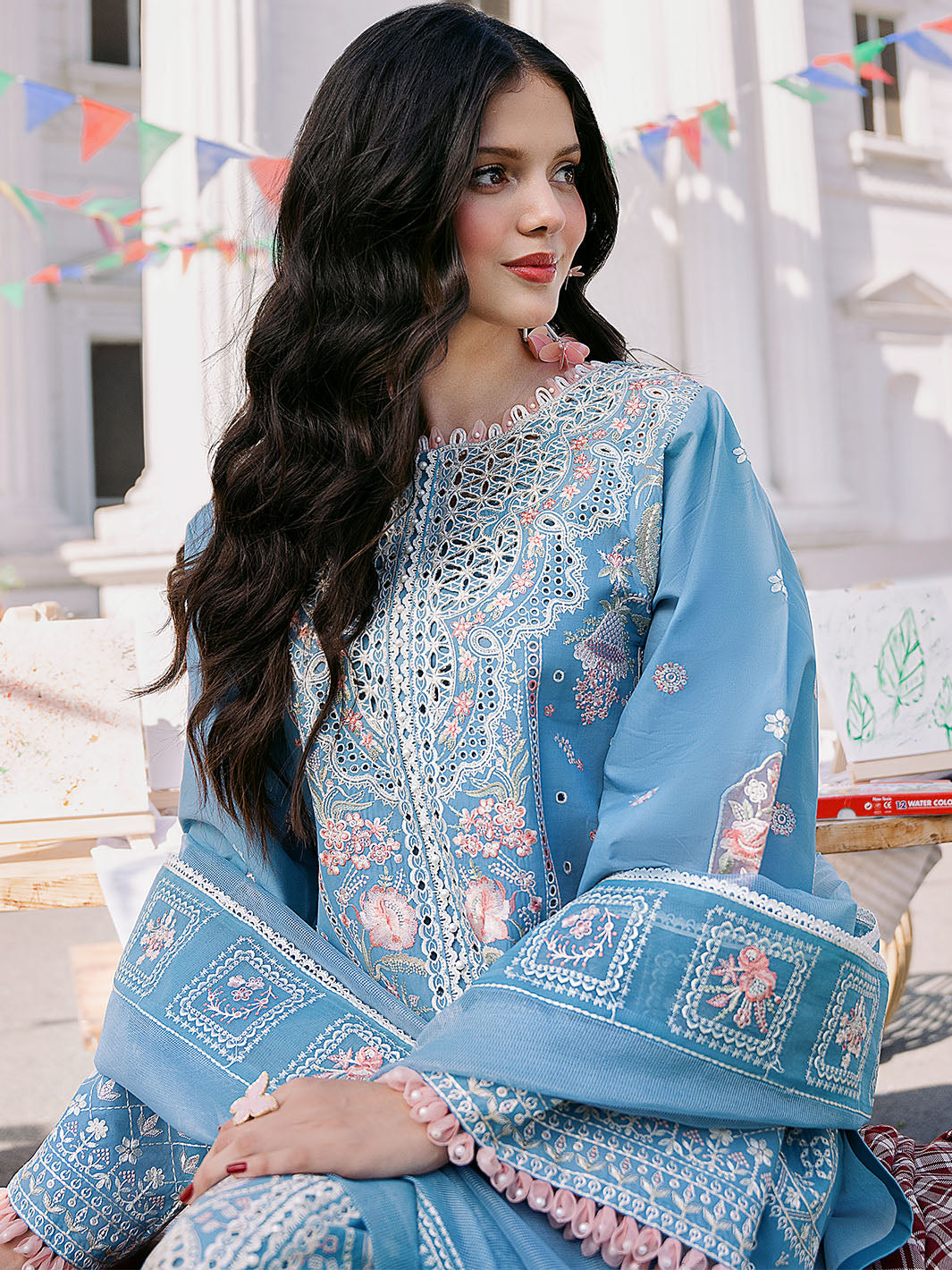 Bin Ilyas | Clara Embroidered Lawn 24 | 212 - A