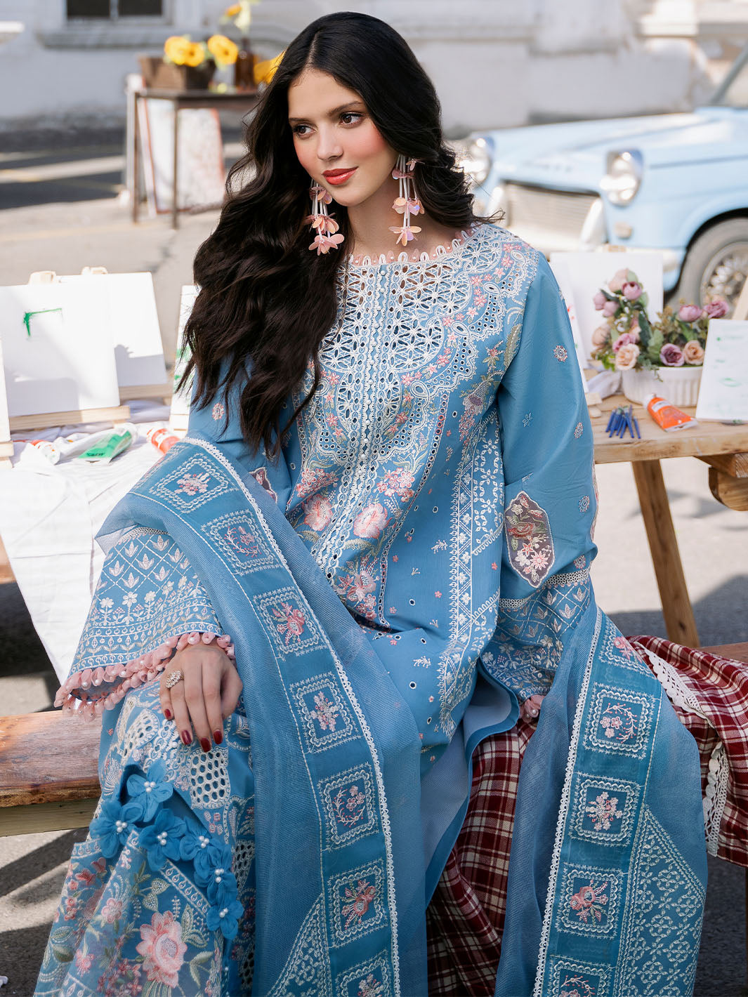 Bin Ilyas | Clara Embroidered Lawn 24 | 212 - A