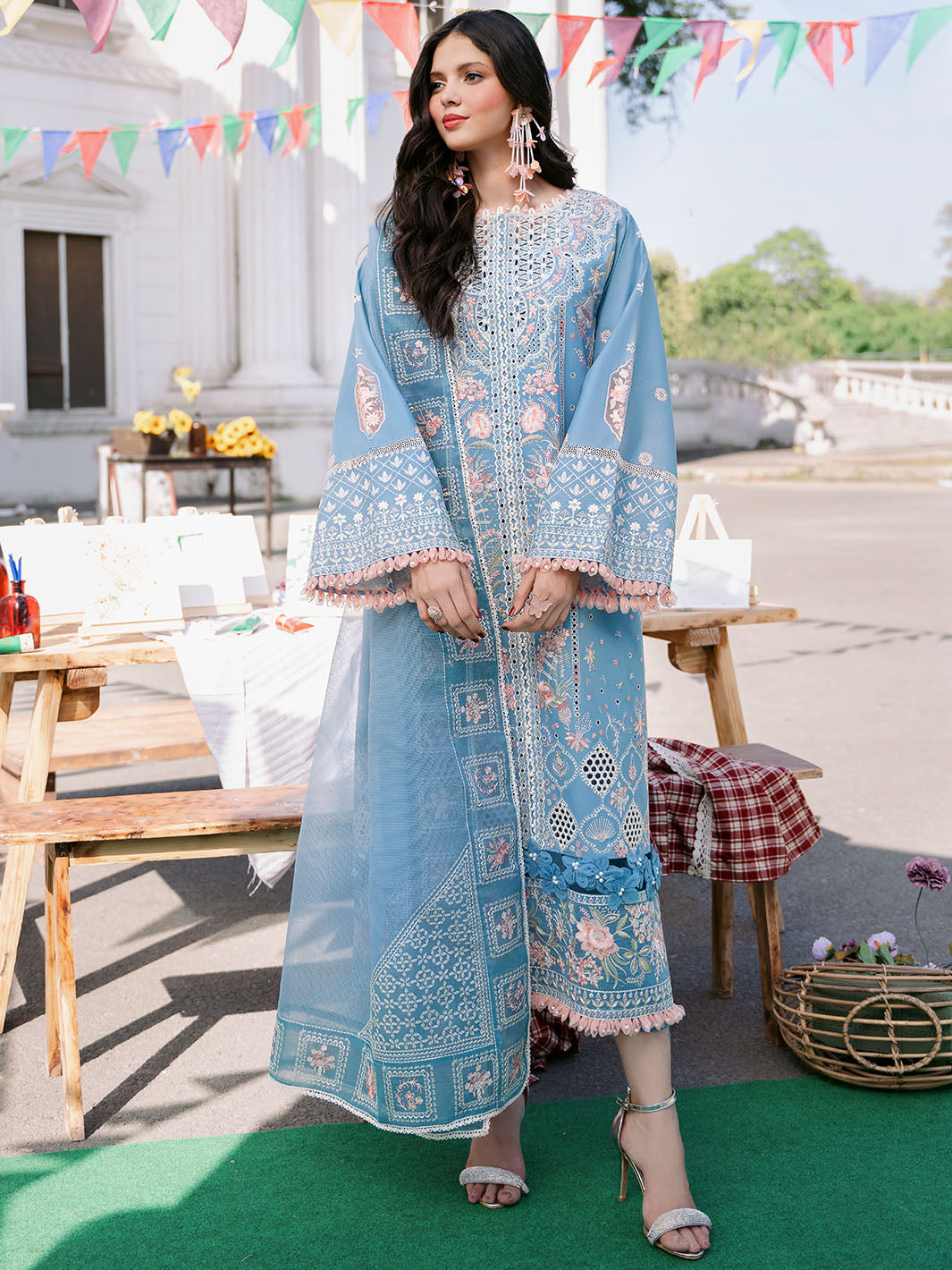 Bin Ilyas | Clara Embroidered Lawn 24 | 212 - A