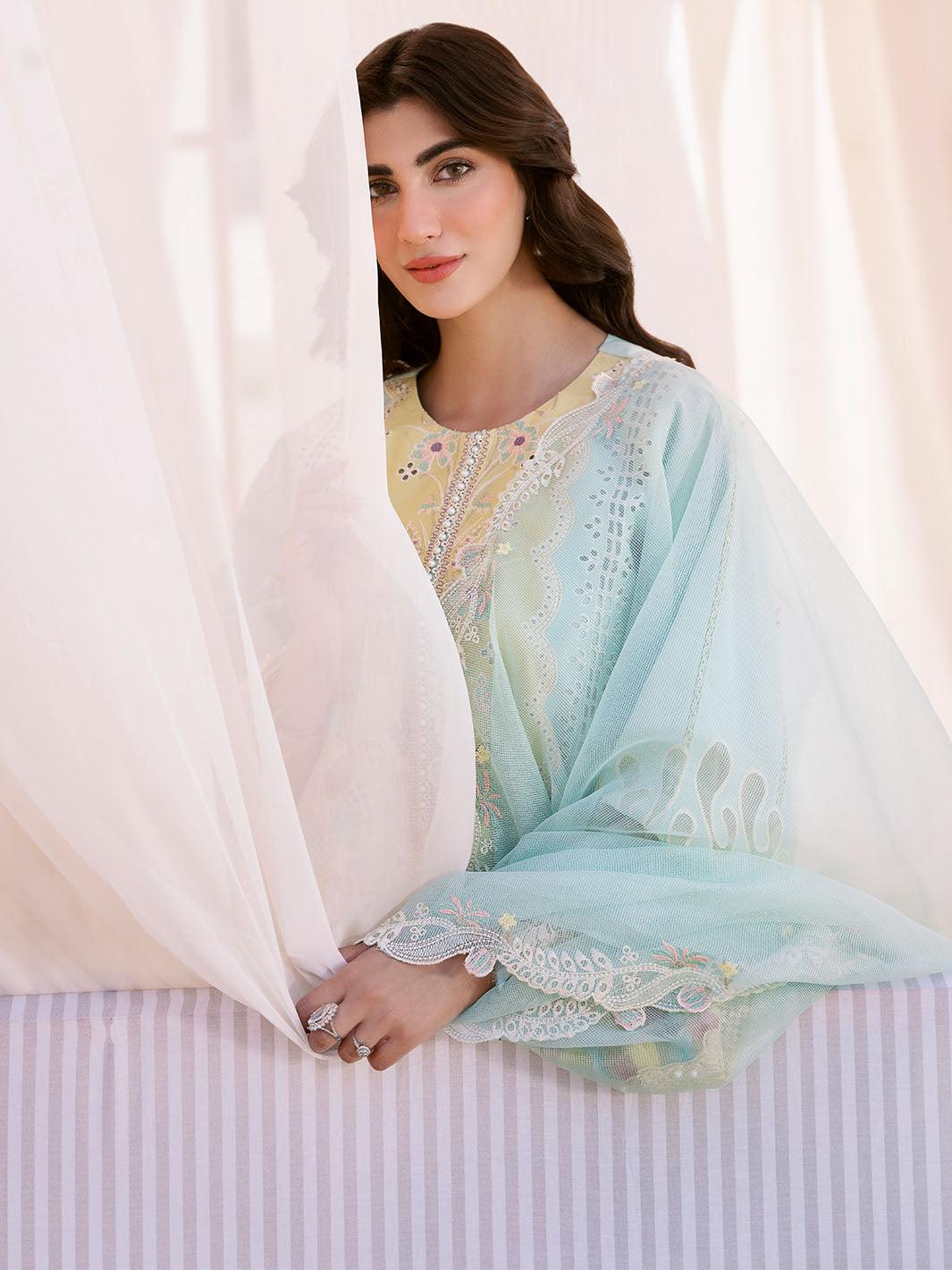 Bin Ilyas | Clara Embroidered Lawn 24 | 216 - B