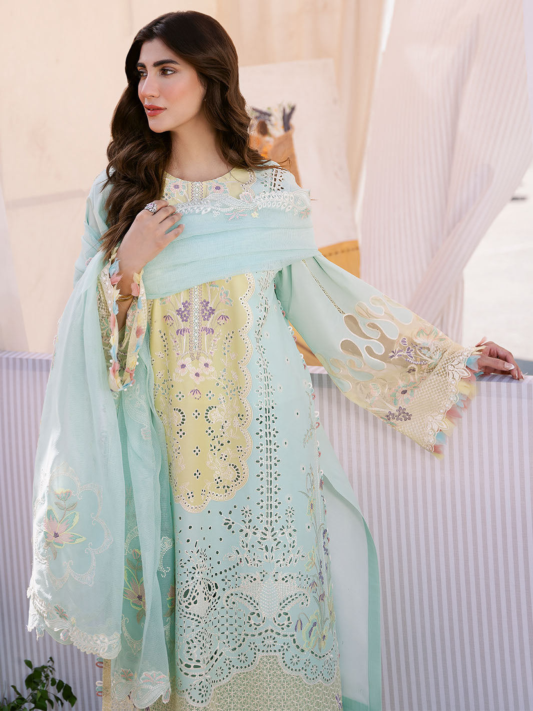 Bin Ilyas | Clara Embroidered Lawn 24 | 216 - B
