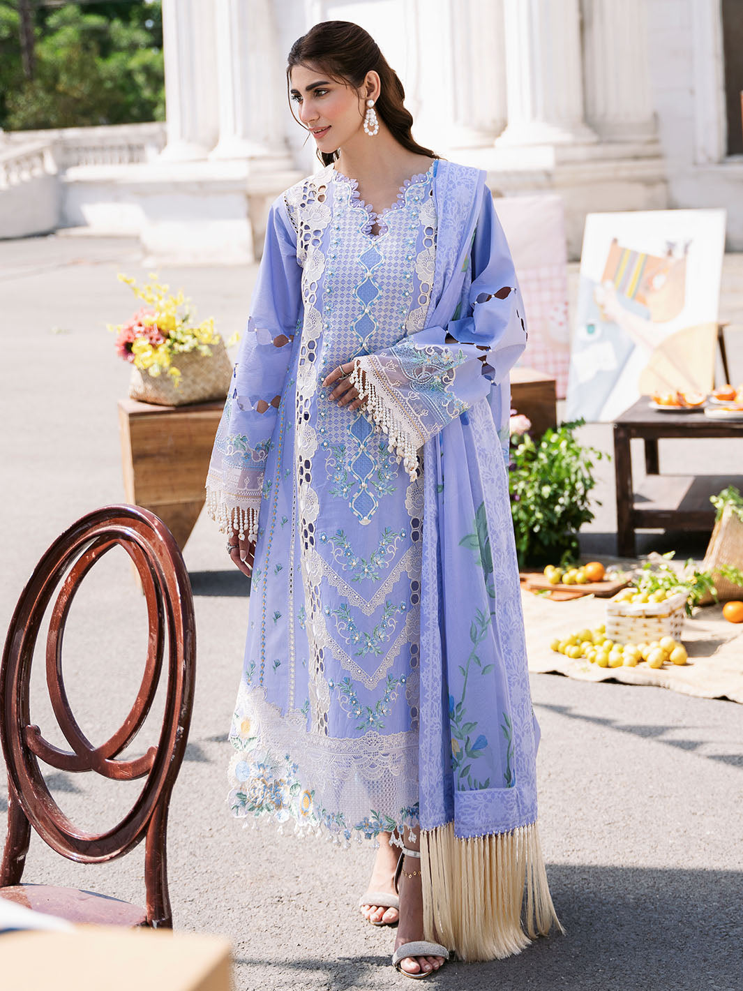 Bin Ilyas | Clara Embroidered Lawn 24 | 213 - A