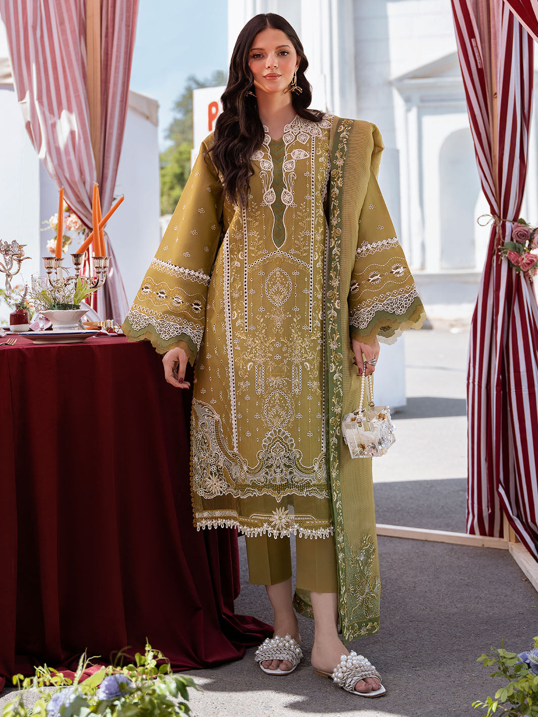 Bin Ilyas | Clara Embroidered Lawn 24 | 211 - A