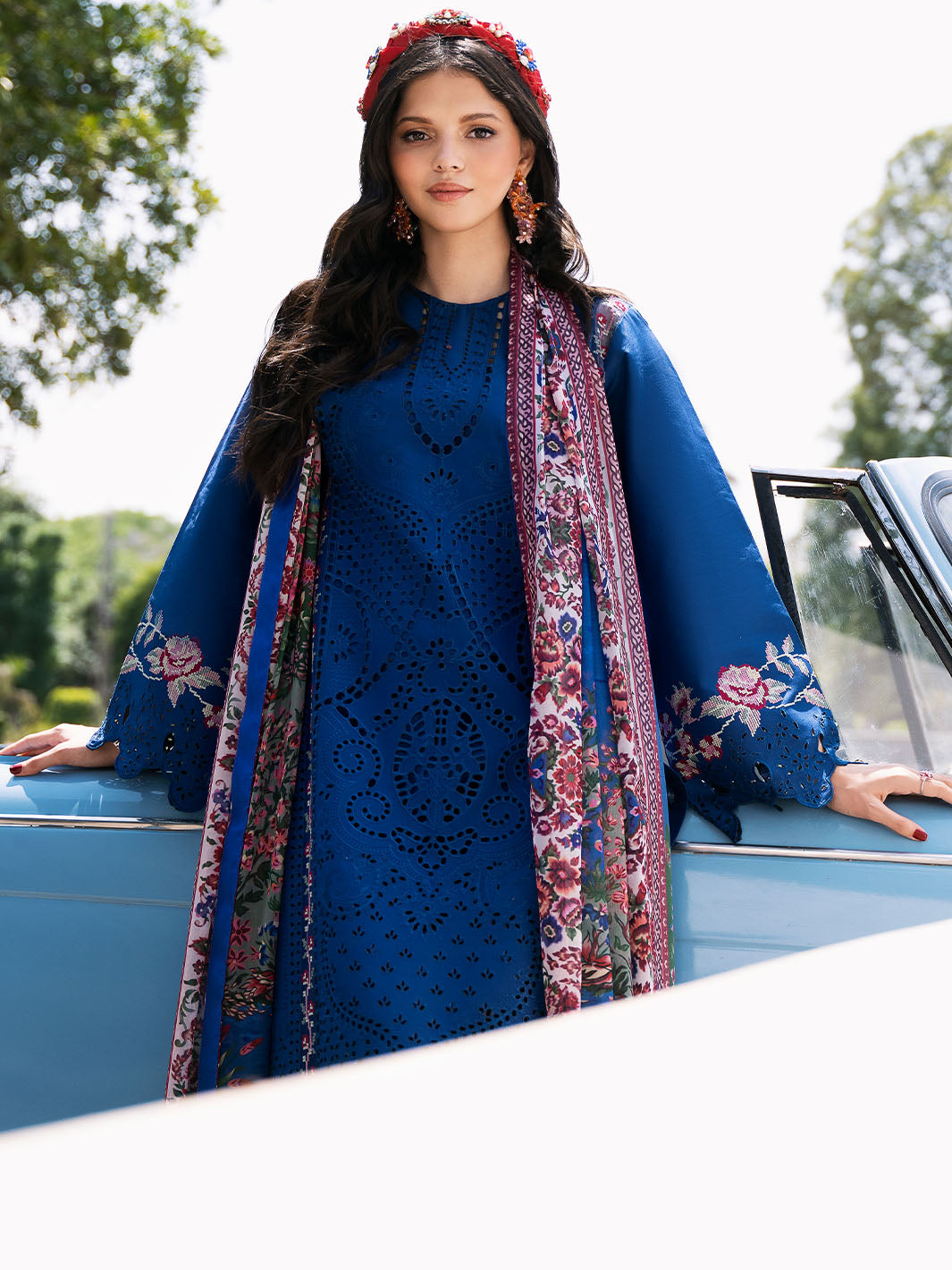 Bin Ilyas | Clara Embroidered Lawn 24 | 217 - A