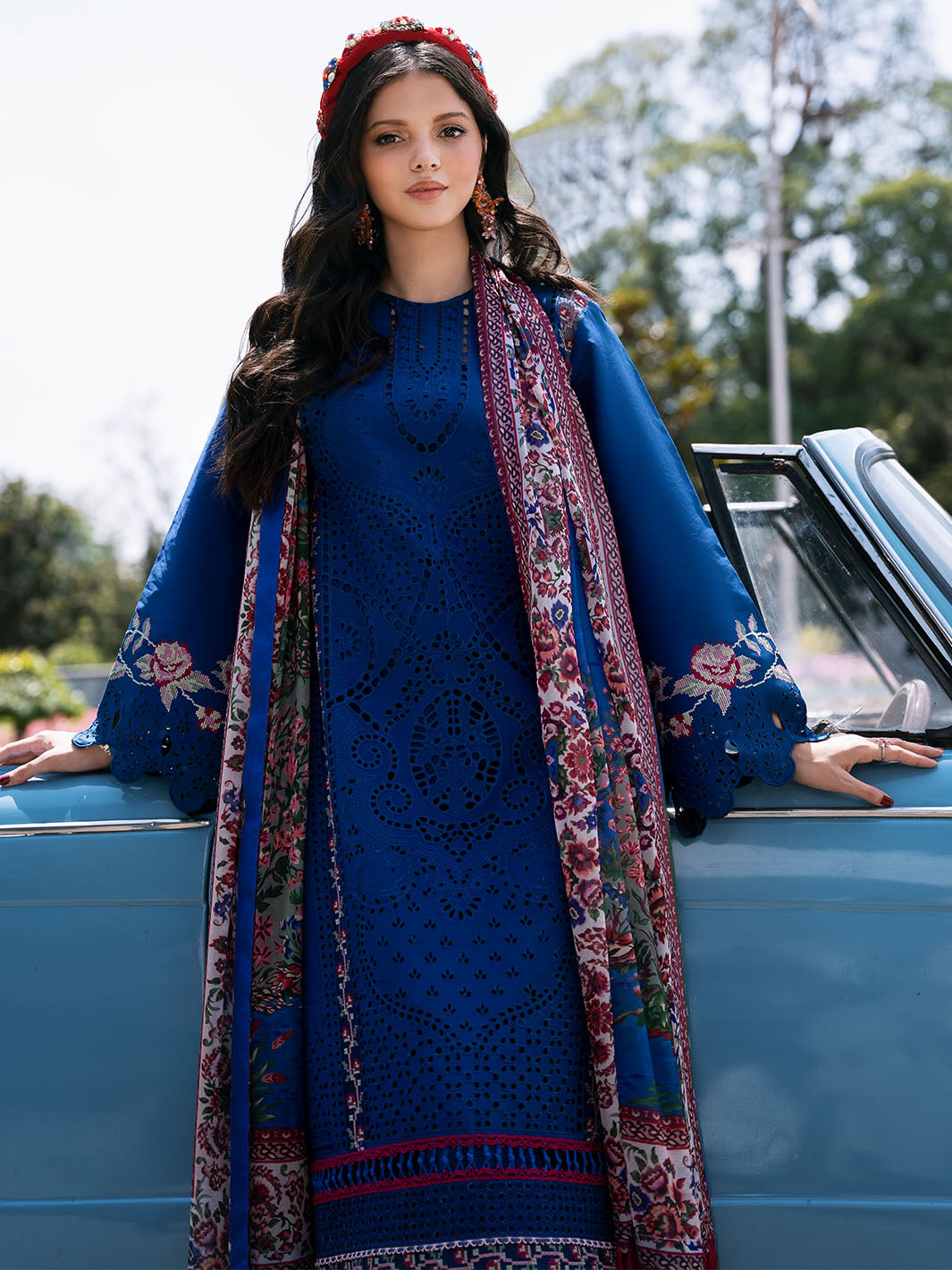 Bin Ilyas | Clara Embroidered Lawn 24 | 217 - A
