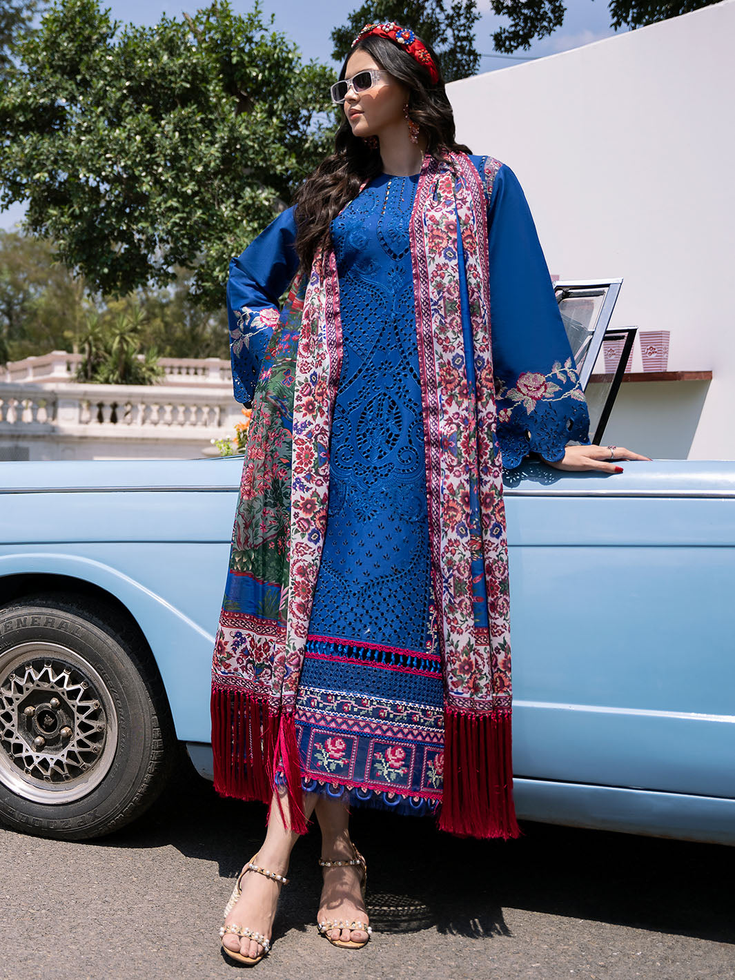 Bin Ilyas | Clara Embroidered Lawn 24 | 217 - A