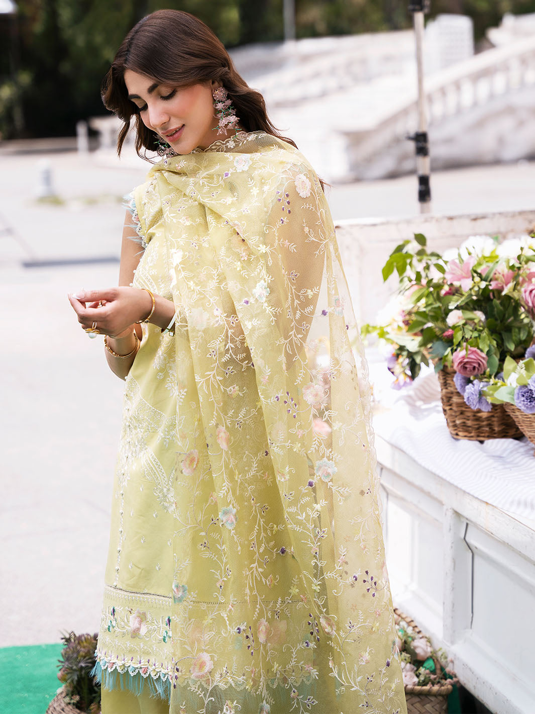 Bin Ilyas | Clara Embroidered Lawn 24 | 214 - B