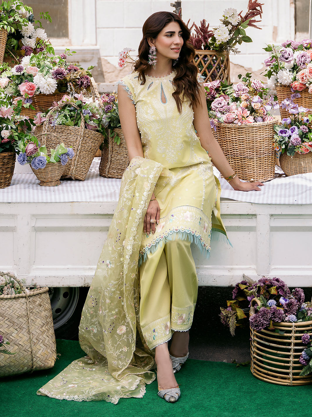 Bin Ilyas | Clara Embroidered Lawn 24 | 214 - B