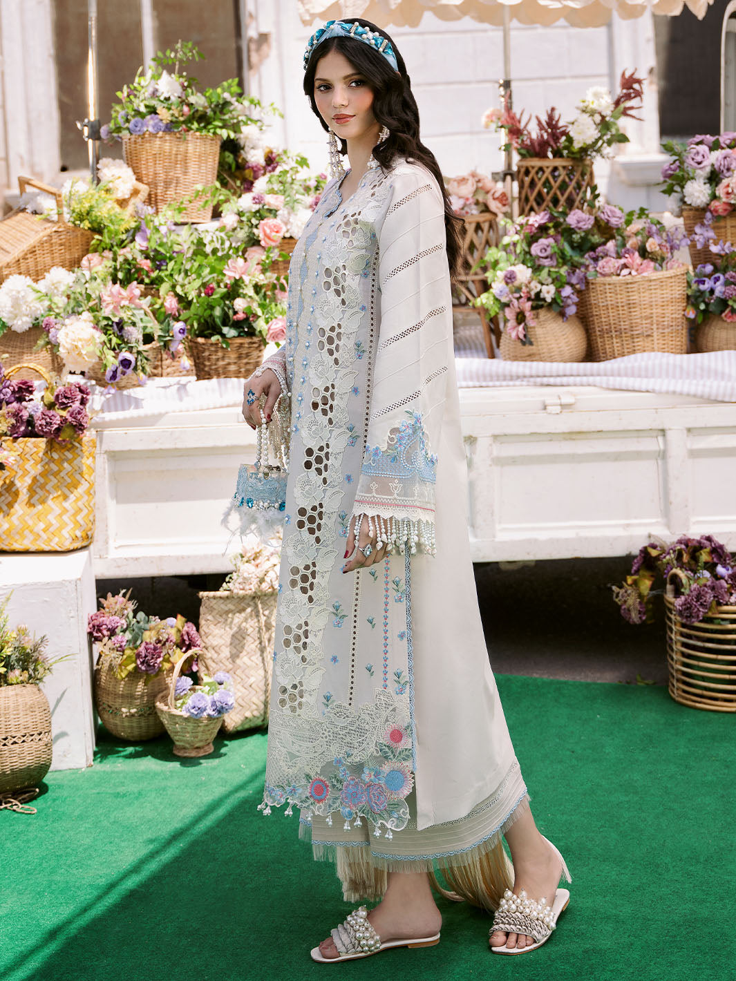 Bin Ilyas | Clara Embroidered Lawn 24 | 213 - B