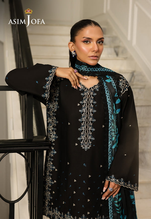 Asim Jofa | Summer Rhapsody | AJMCH-01 EMBROIDERED CAMBRIC