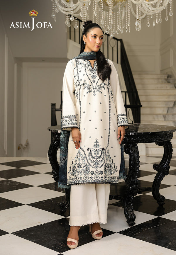 Asim Jofa | Summer Rhapsody |  AJMCH-02 EMBROIDERED CAMBRIC