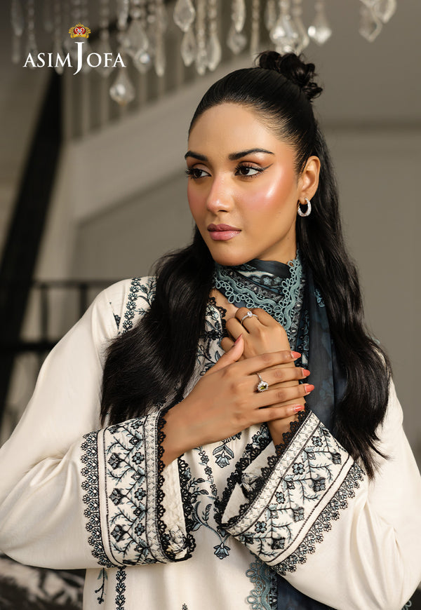 Asim Jofa | Summer Rhapsody |  AJMCH-02 EMBROIDERED CAMBRIC