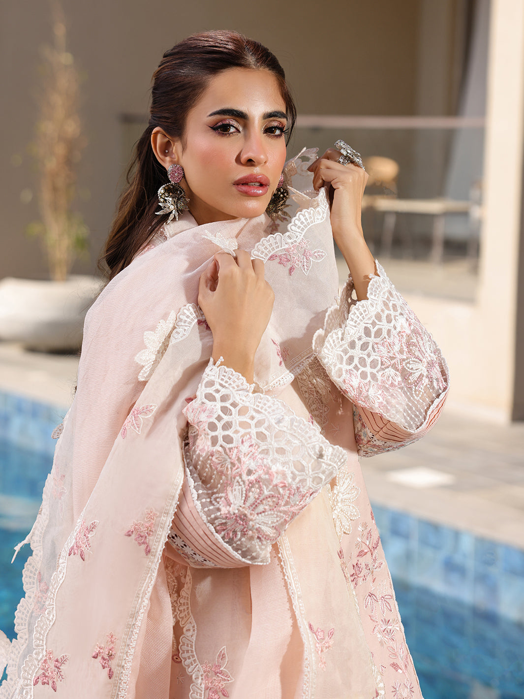 Faiza Faisal | Marine Luxury Lawn 25 | MARIA