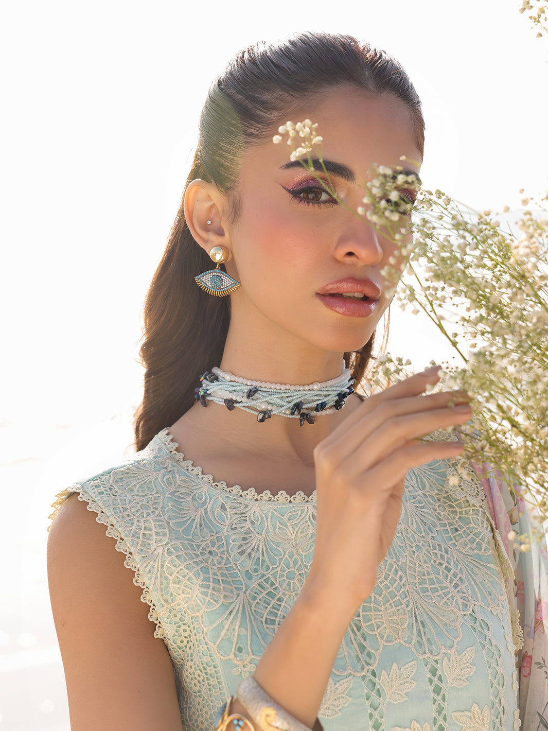 Faiza Faisal | Marine Luxury Lawn 25 | AINE