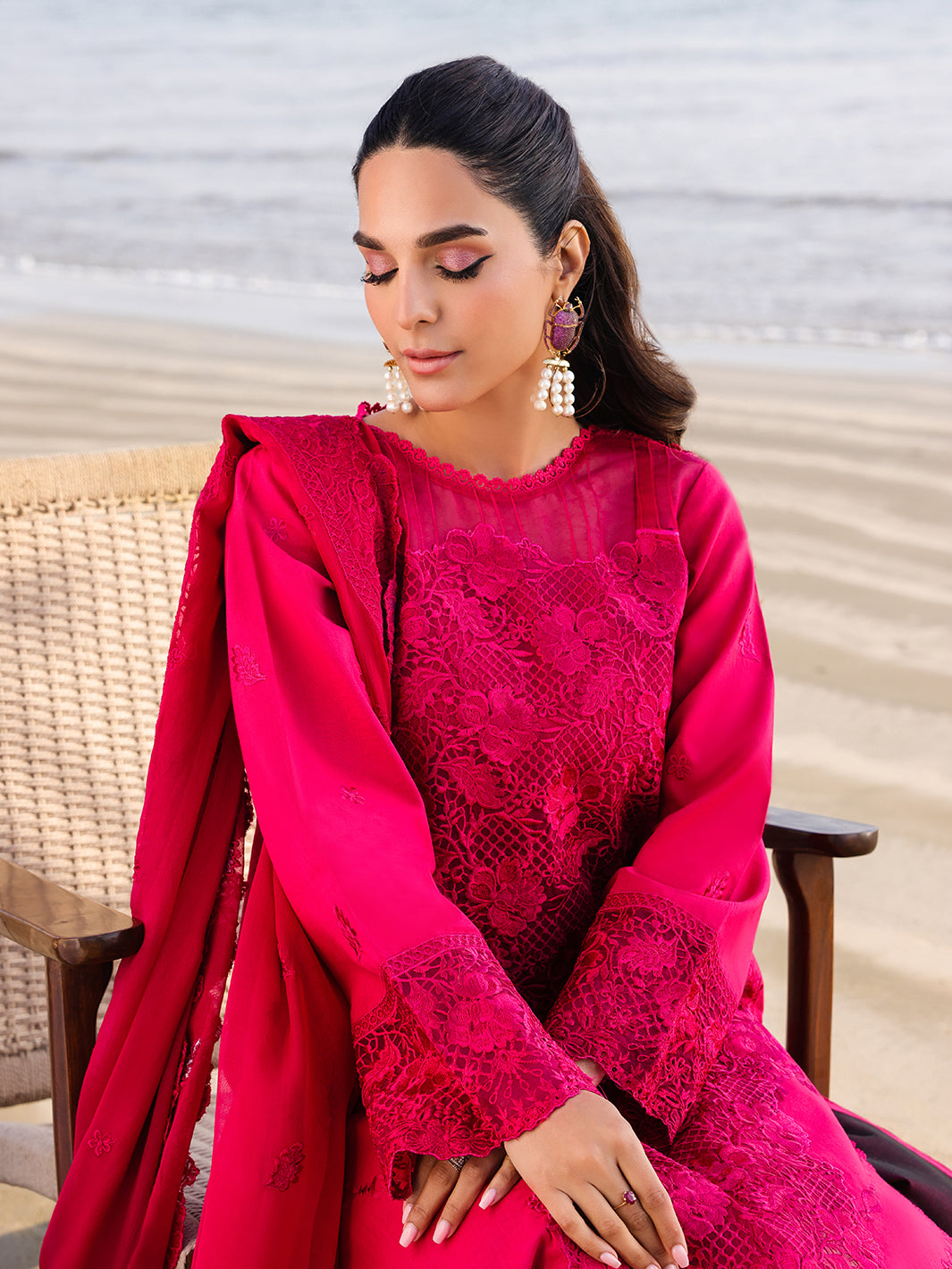 Faiza Faisal | Marine Luxury Lawn 25 | AROHA