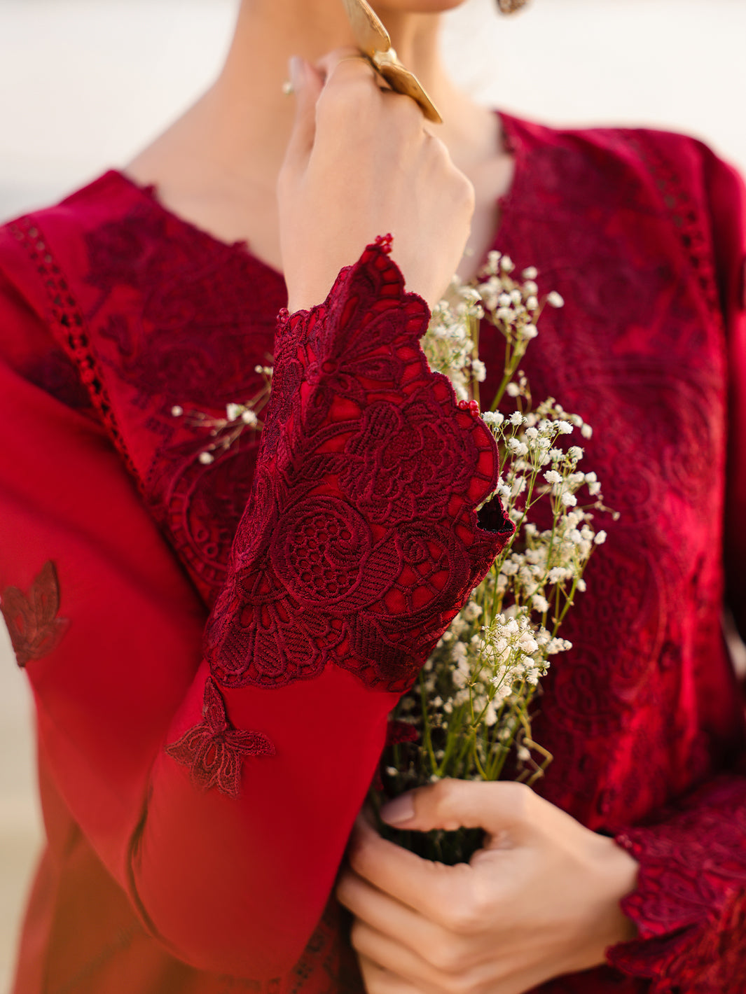 Faiza Faisal | Marine Luxury Lawn 25 | TARA