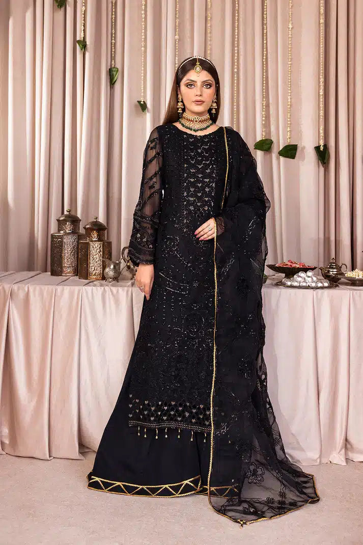 Emaan Adeel | Romansiyyah Luxury Formals 23 | RM-07 BLACK SWAN
