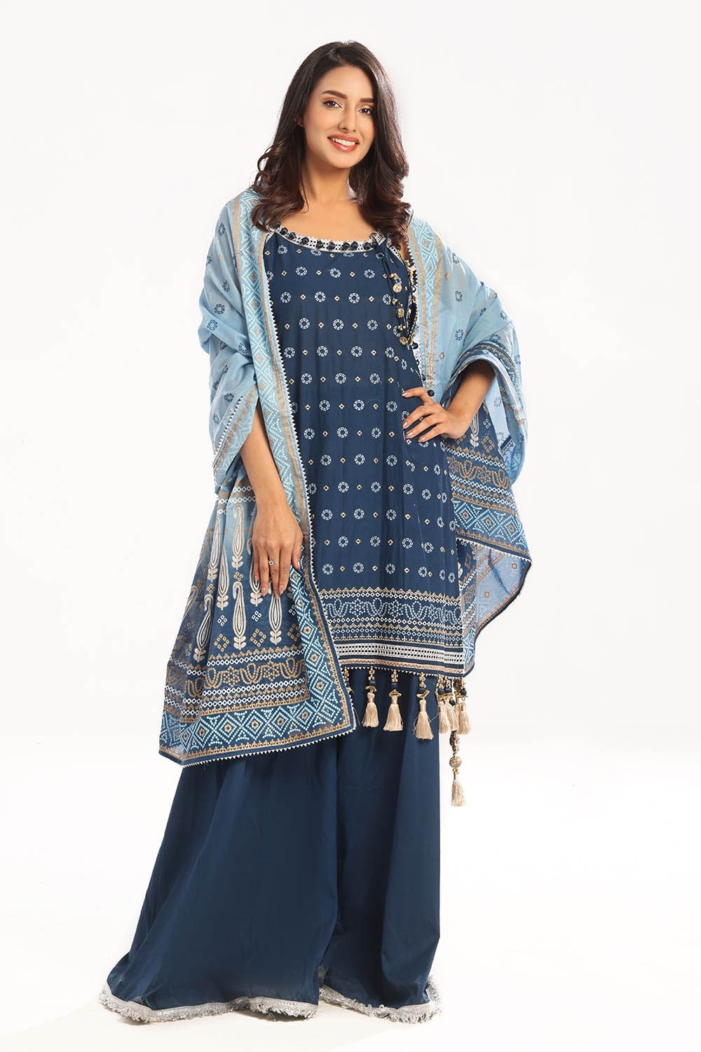 Gul Ahmed | Chunri Lawn 25 | CL-52444