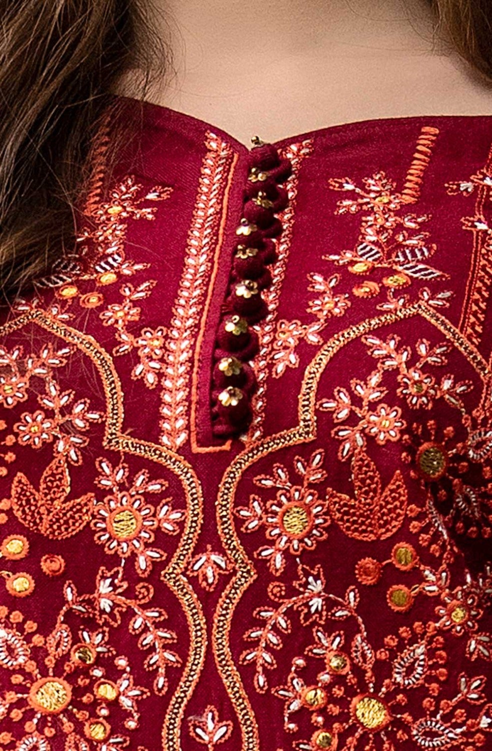 Gul Ahmed | Winter Collection 24 | Acrylic Dupatta AP-42043