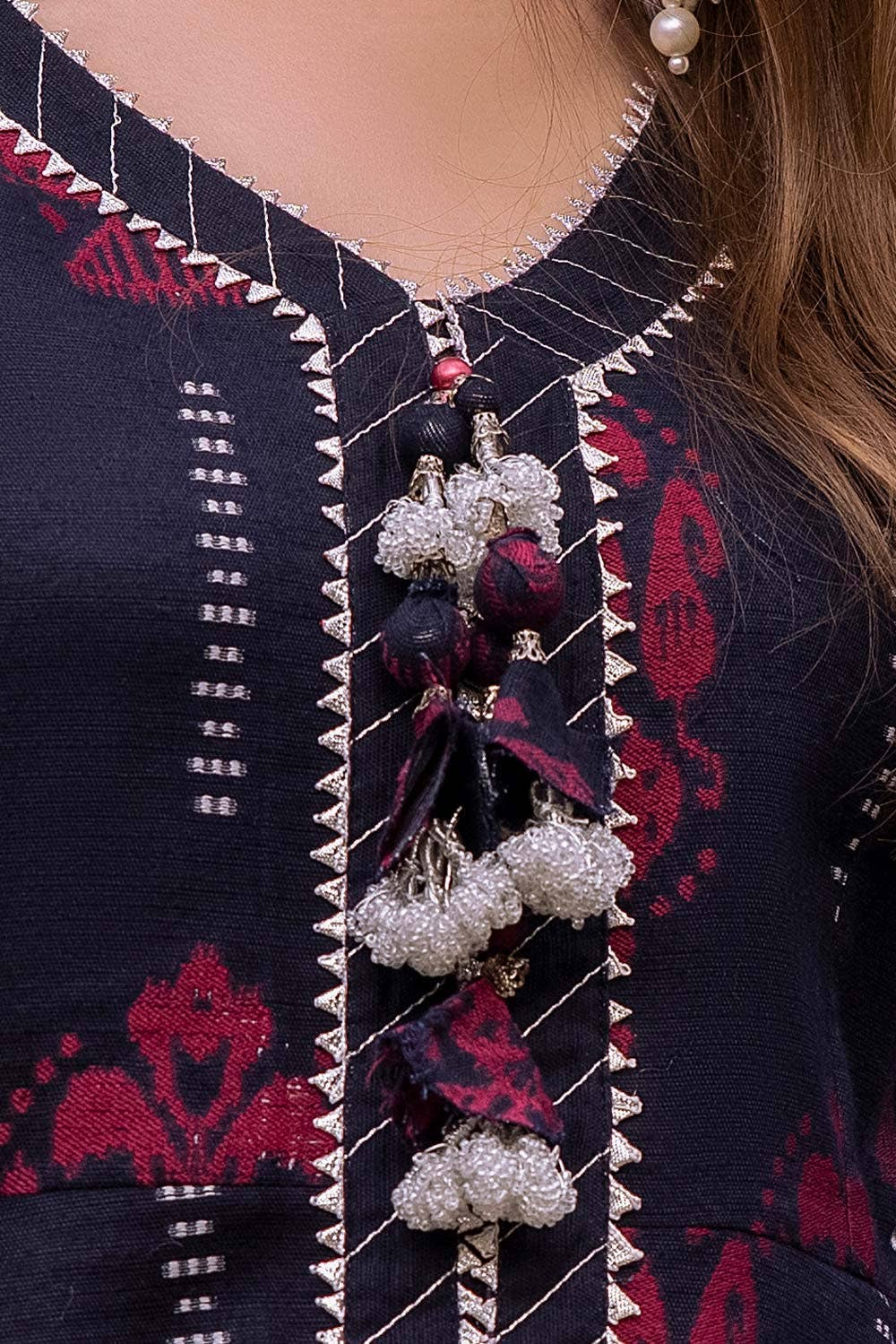 Gul Ahmed | Winter Collection 24 | Pashmina Dupatta AP-42023