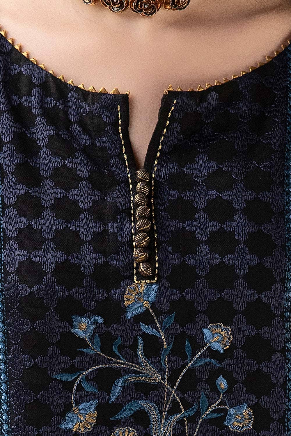 Gul Ahmed | Winter Collection 24 | Pashmina Dupatta AP-42024