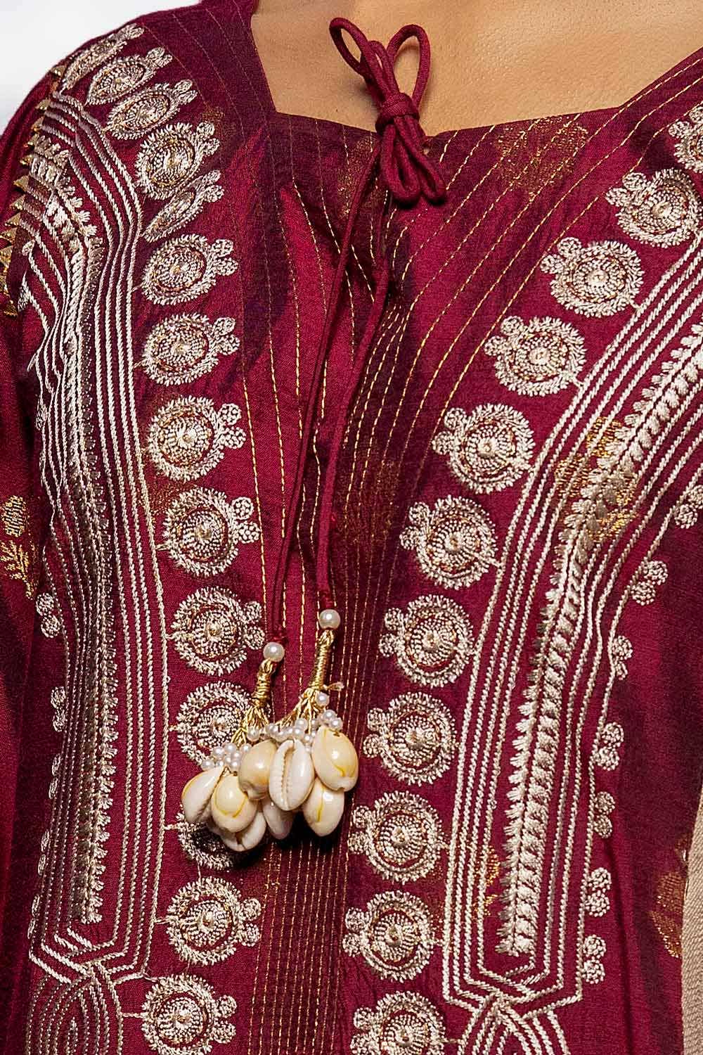 Gul Ahmed | Winter Collection 24 | Pashmina Dupatta AP-42019