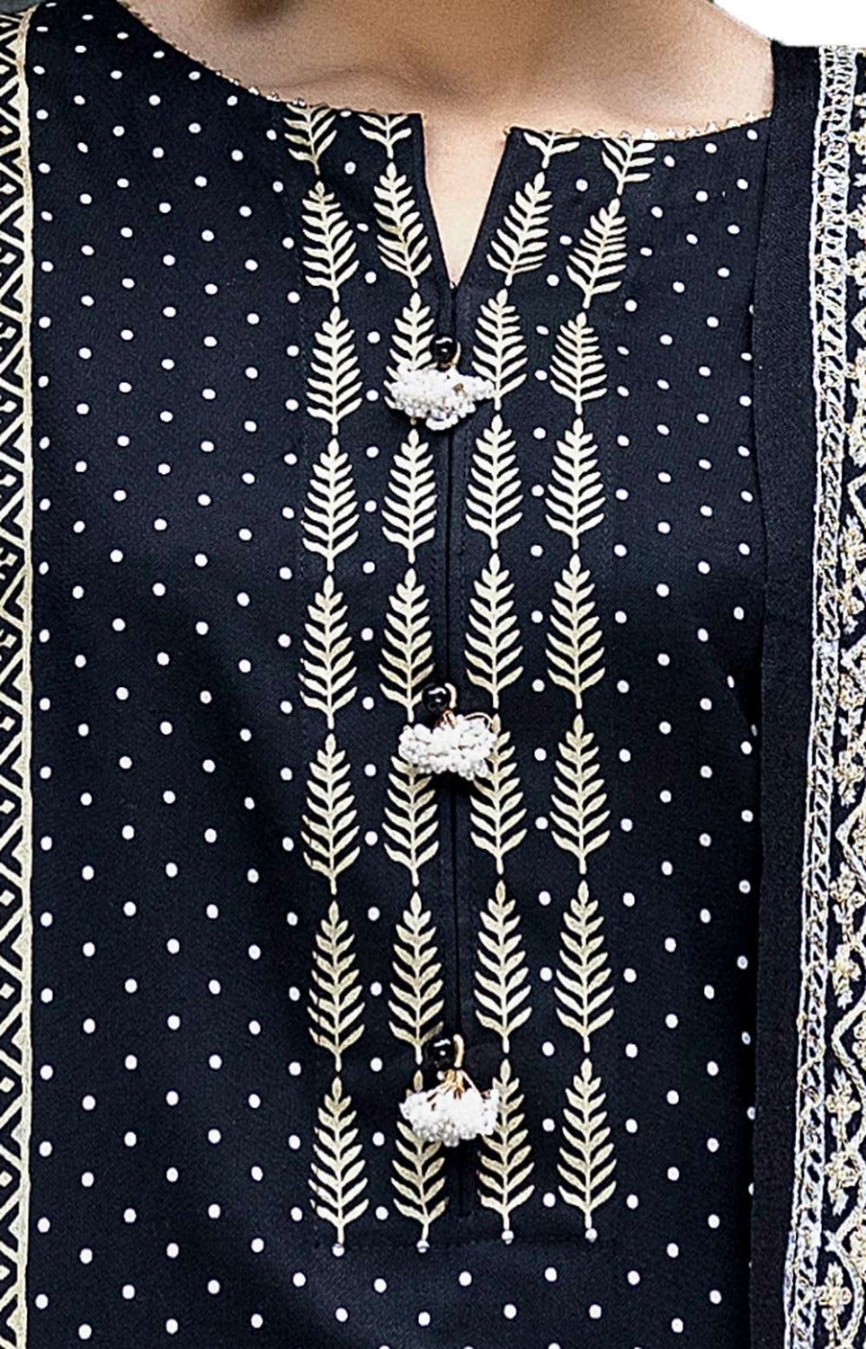 Gul Ahmed | Winter Collection 24 | Lacquer Pashmina Dupatta AP-42021