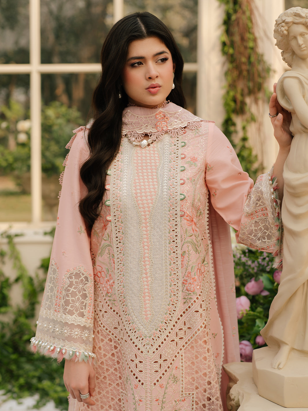 Bin Ilyas | Freesia Embroidered Lawn 25 | 101 - A