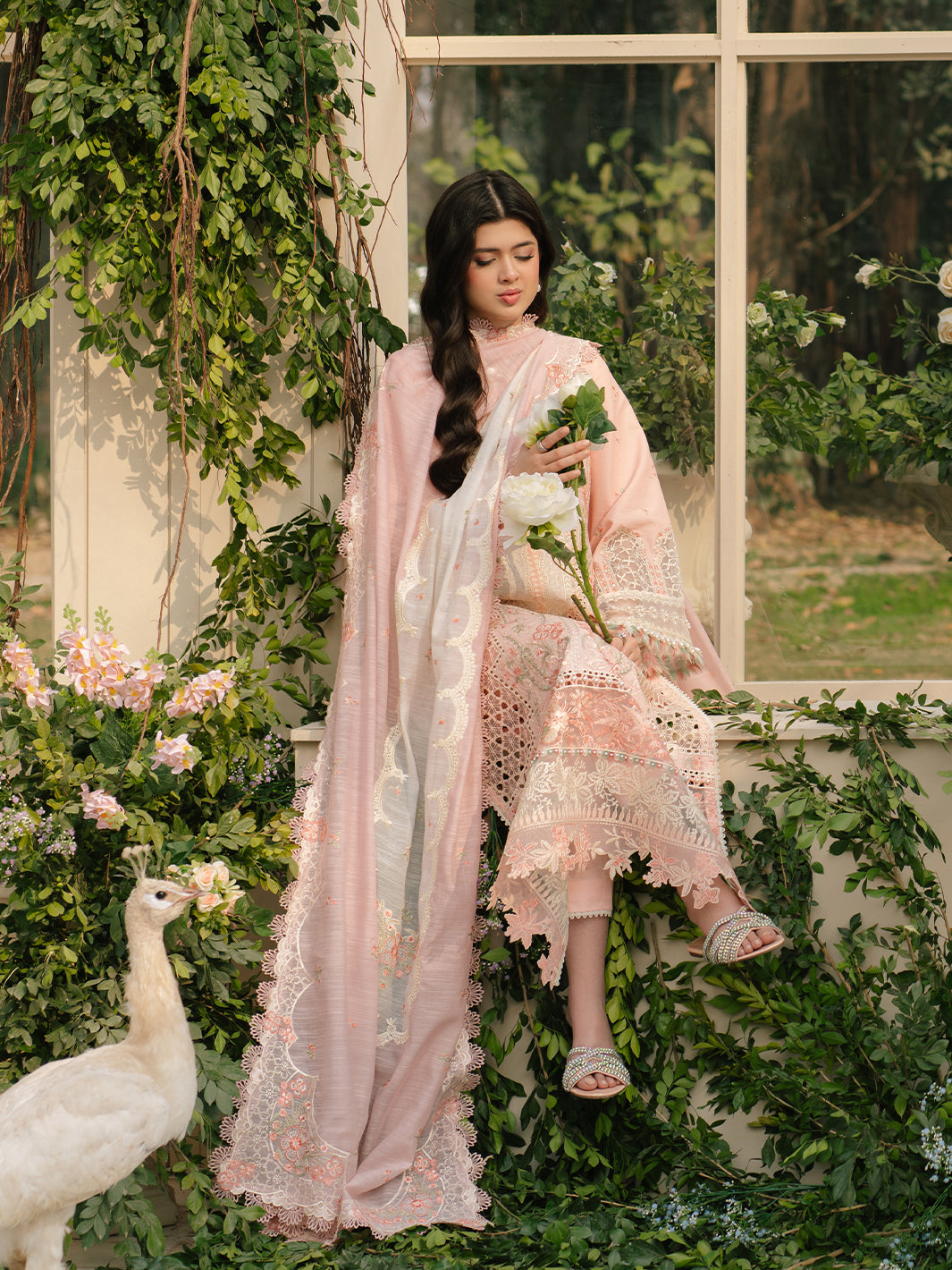 Bin Ilyas | Freesia Embroidered Lawn 25 | 101 - A