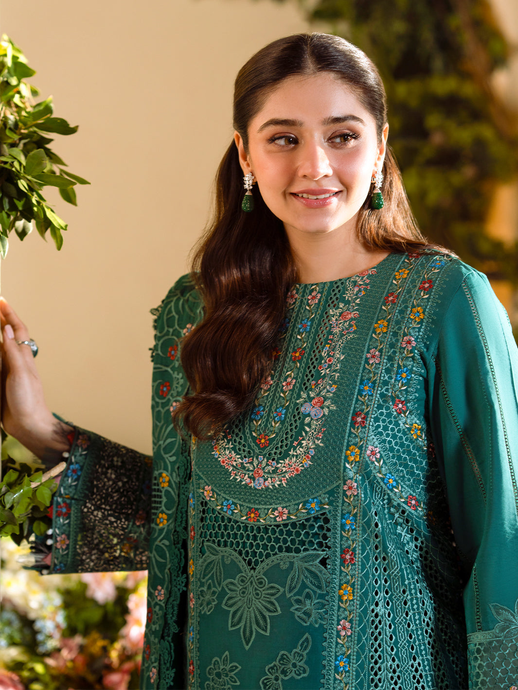 Bin Ilyas | Freesia Embroidered Lawn 25 | 102 - A