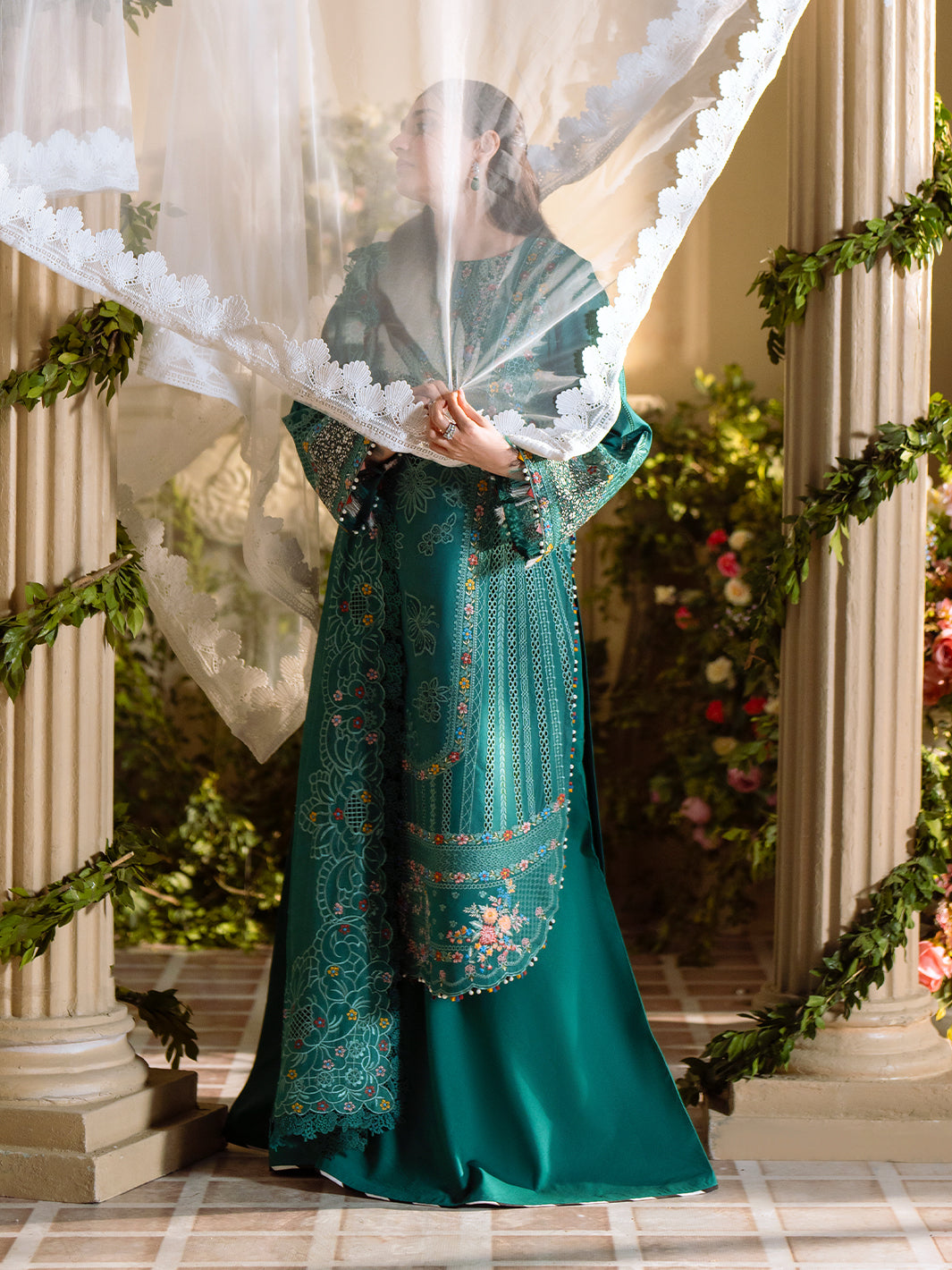 Bin Ilyas | Freesia Embroidered Lawn 25 | 102 - A