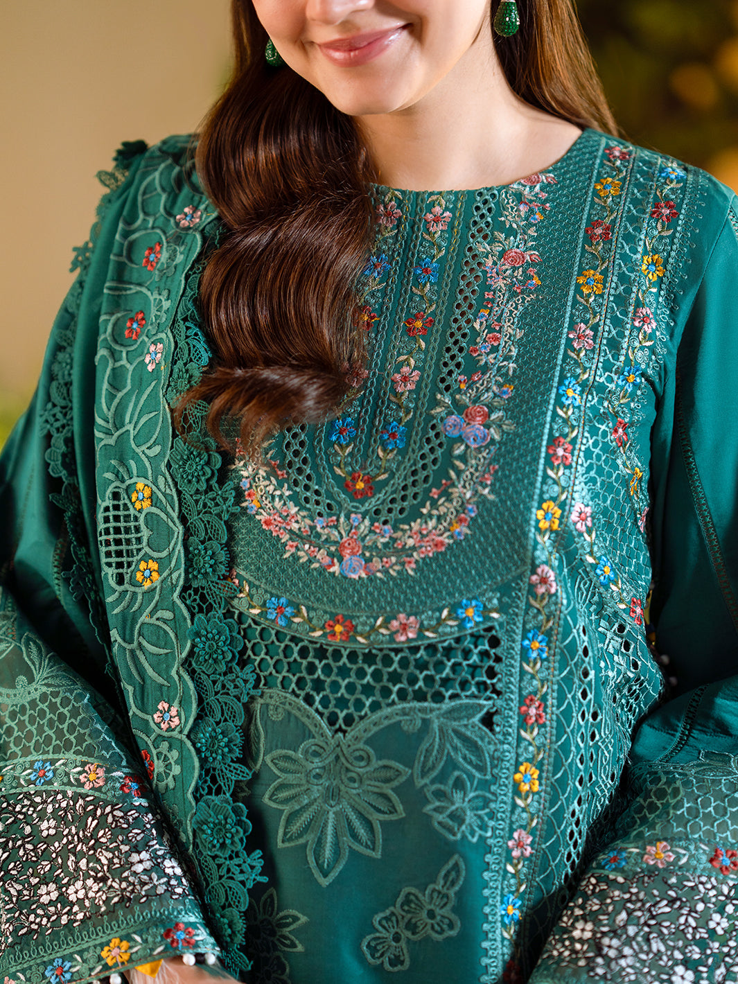 Bin Ilyas | Freesia Embroidered Lawn 25 | 102 - A