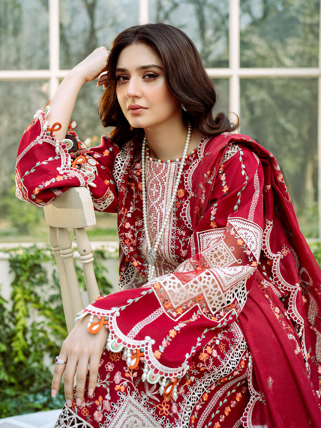 Bin Ilyas | Freesia Embroidered Lawn 25 | 103 - A