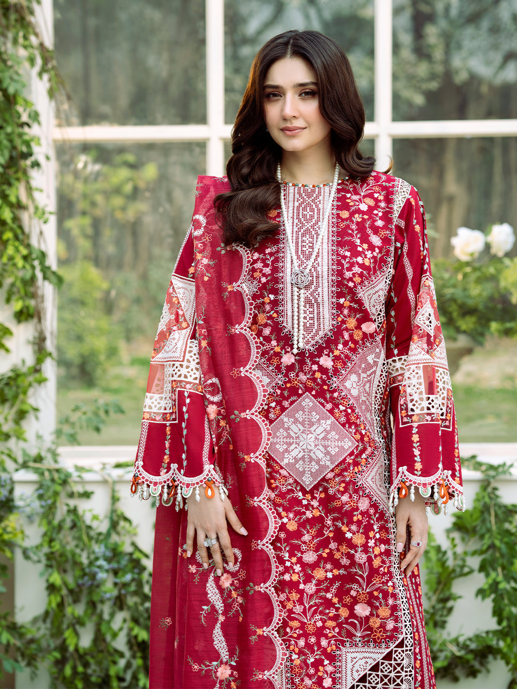 Bin Ilyas | Freesia Embroidered Lawn 25 | 103 - A
