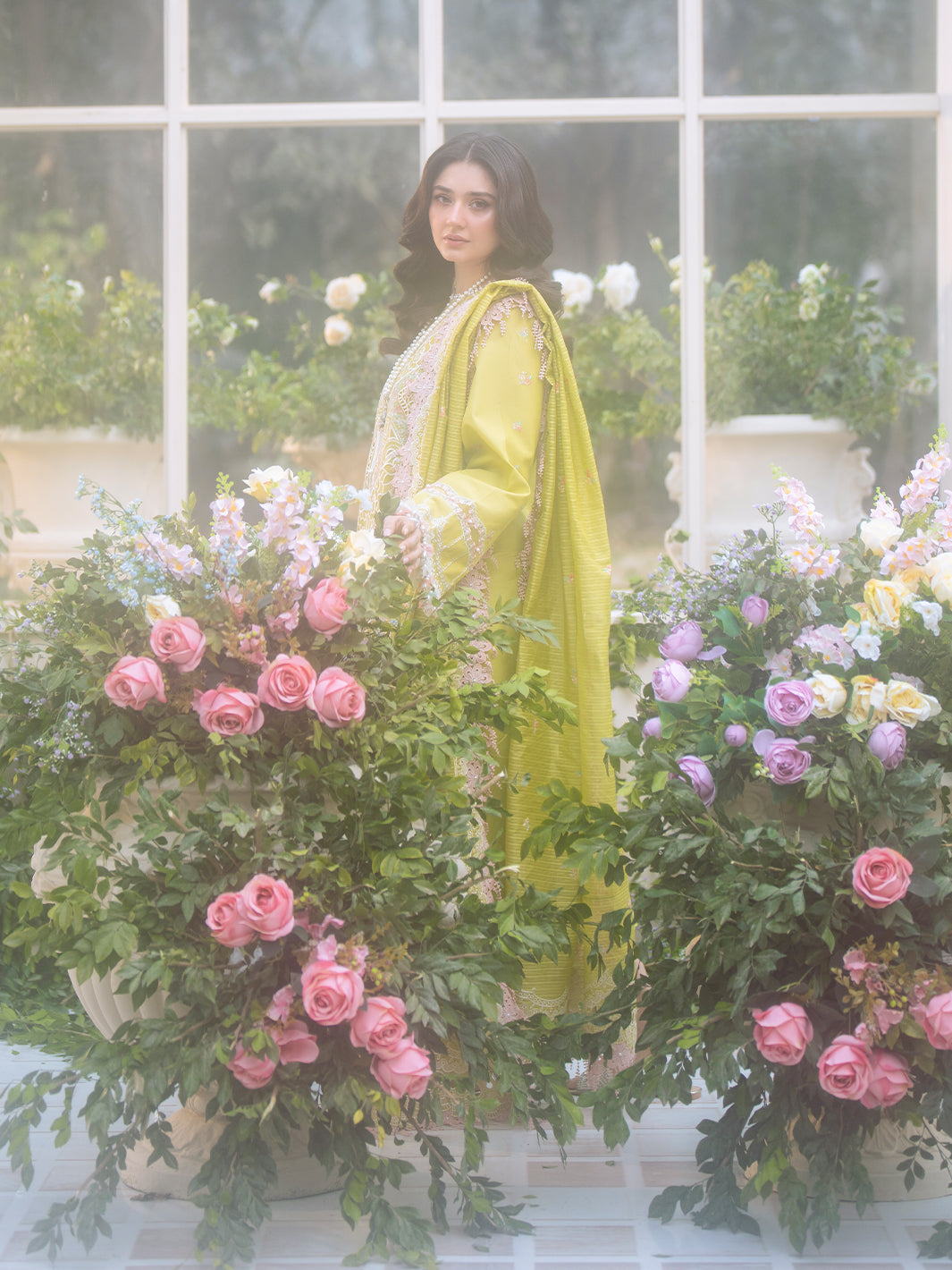 Bin Ilyas | Freesia Embroidered Lawn 25 | 105 - A