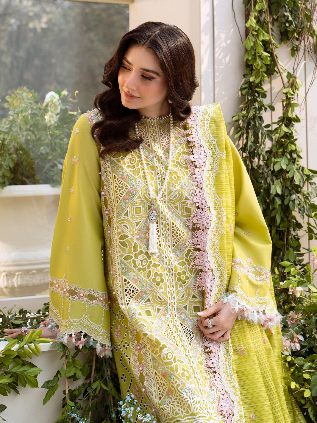 Bin Ilyas | Freesia Embroidered Lawn 25 | 105 - A