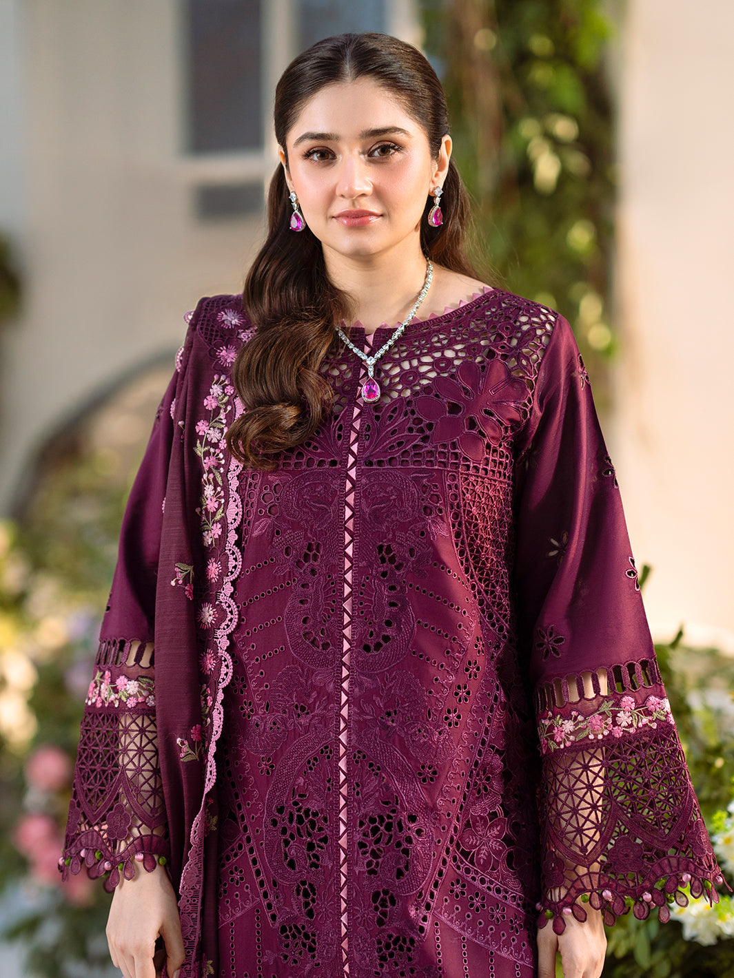 Bin Ilyas | Freesia Embroidered Lawn 25 | 106 - A