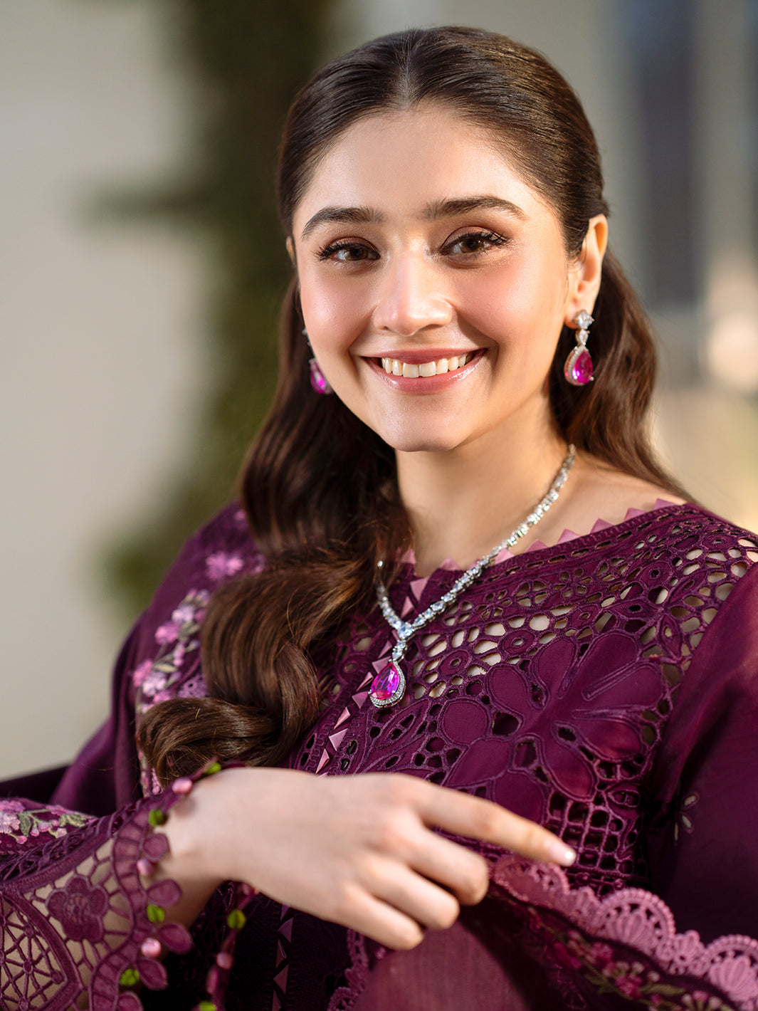 Bin Ilyas | Freesia Embroidered Lawn 25 | 106 - A