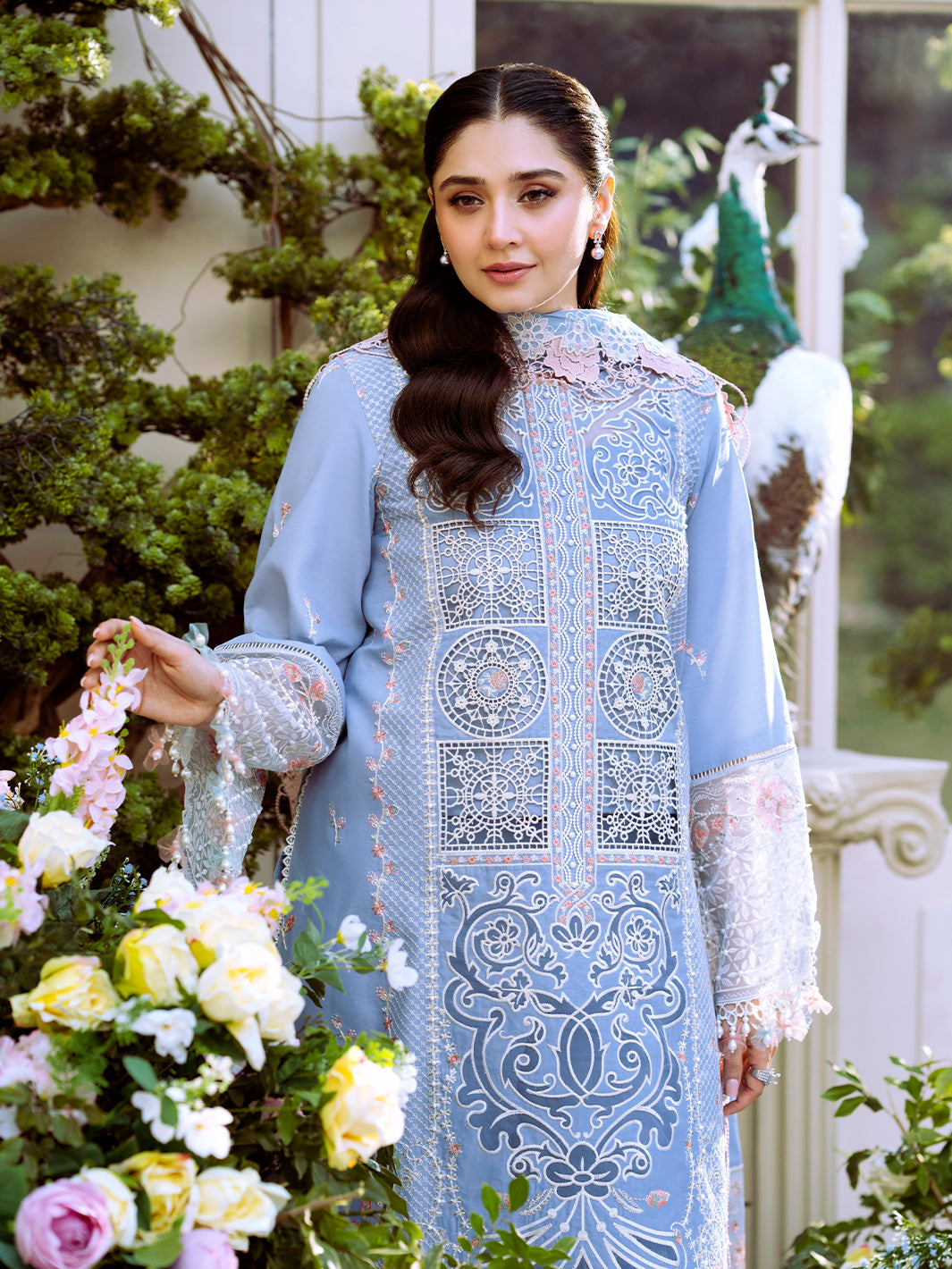 Bin Ilyas | Freesia Embroidered Lawn 25 | 107 - A