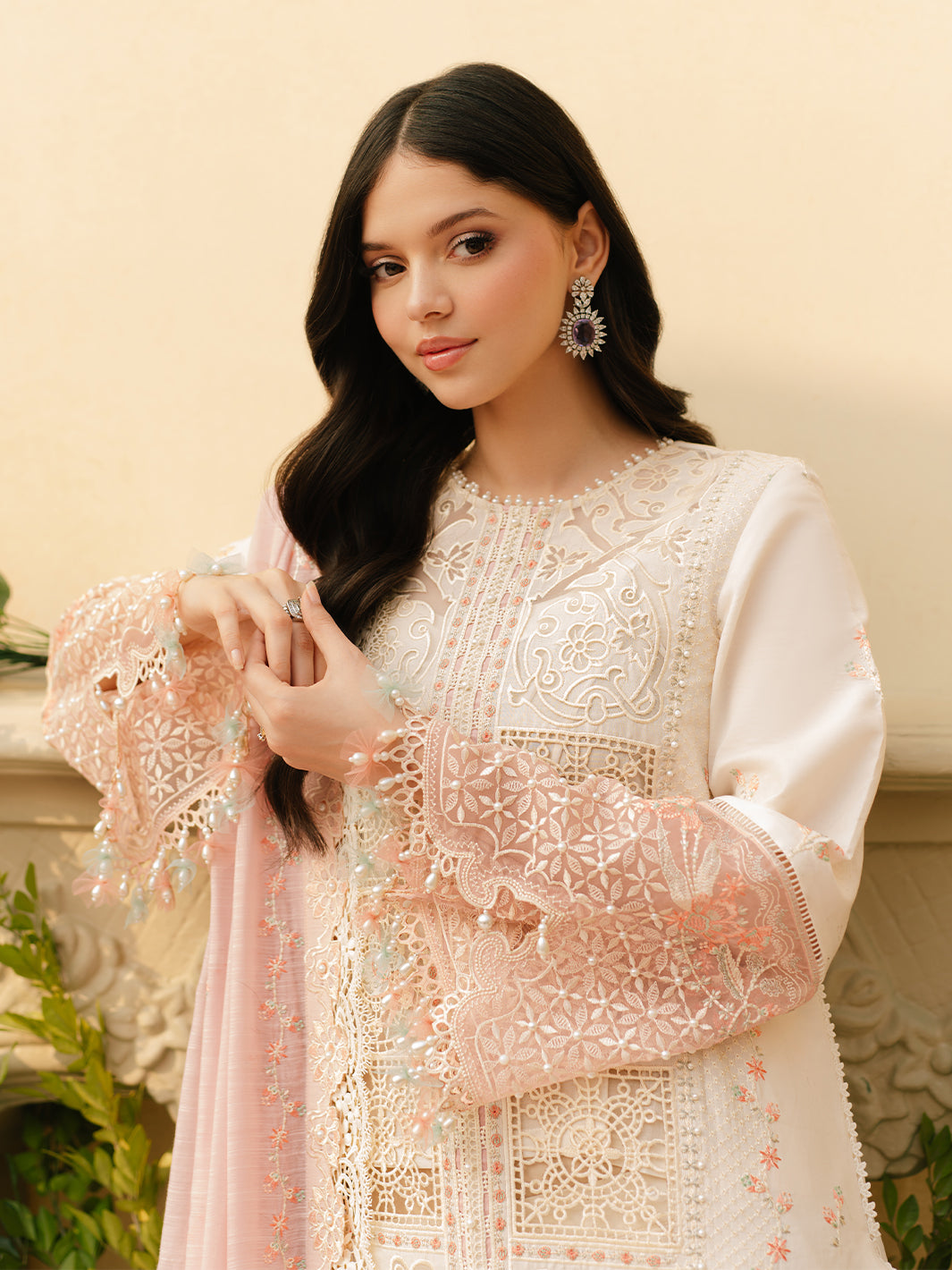 Bin Ilyas | Freesia Embroidered Lawn 25 | 107 - B
