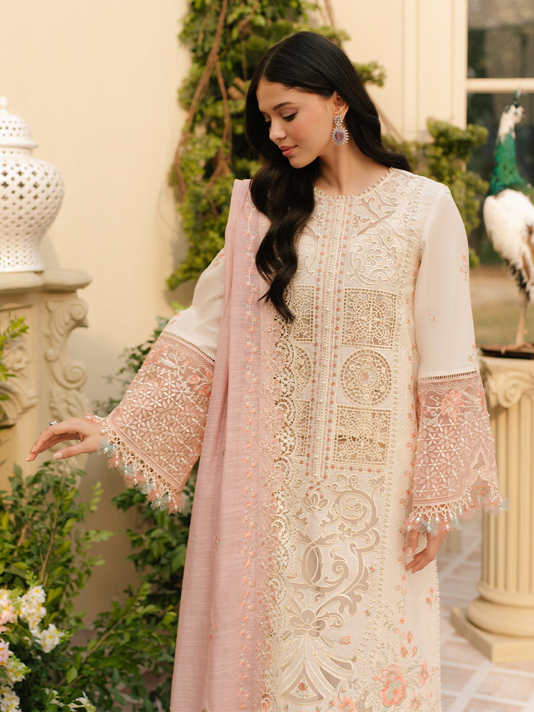 Bin Ilyas | Freesia Embroidered Lawn 25 | 107 - B
