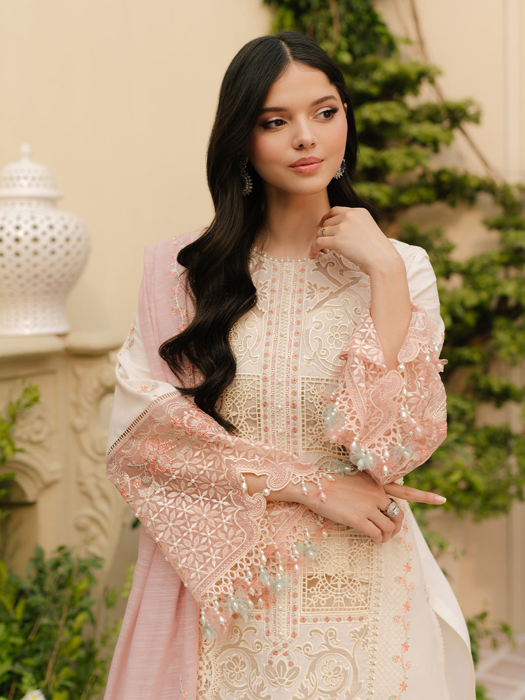 Bin Ilyas | Freesia Embroidered Lawn 25 | 107 - B