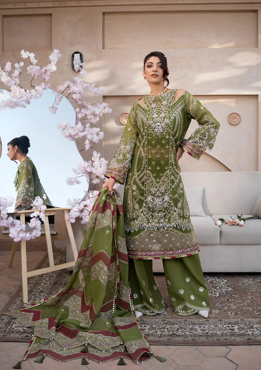 Elaf Premium | Formal Handwork Collection | EFH-08 PARWAANA