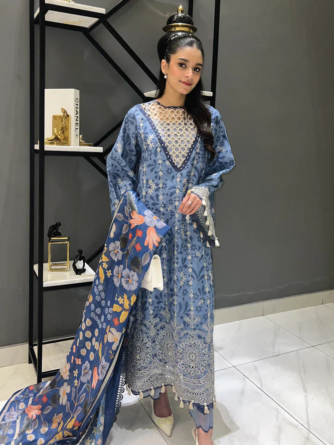 Faiza Faisal | Maya Luxury Lawn | Gamze