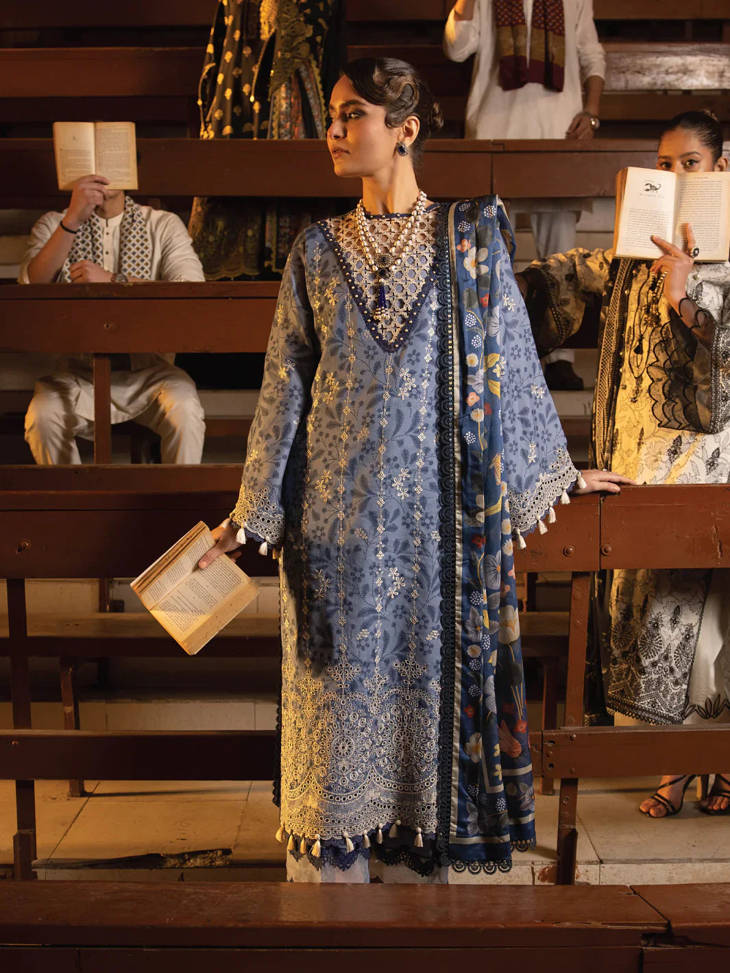 Faiza Faisal | Maya Luxury Lawn | Gamze