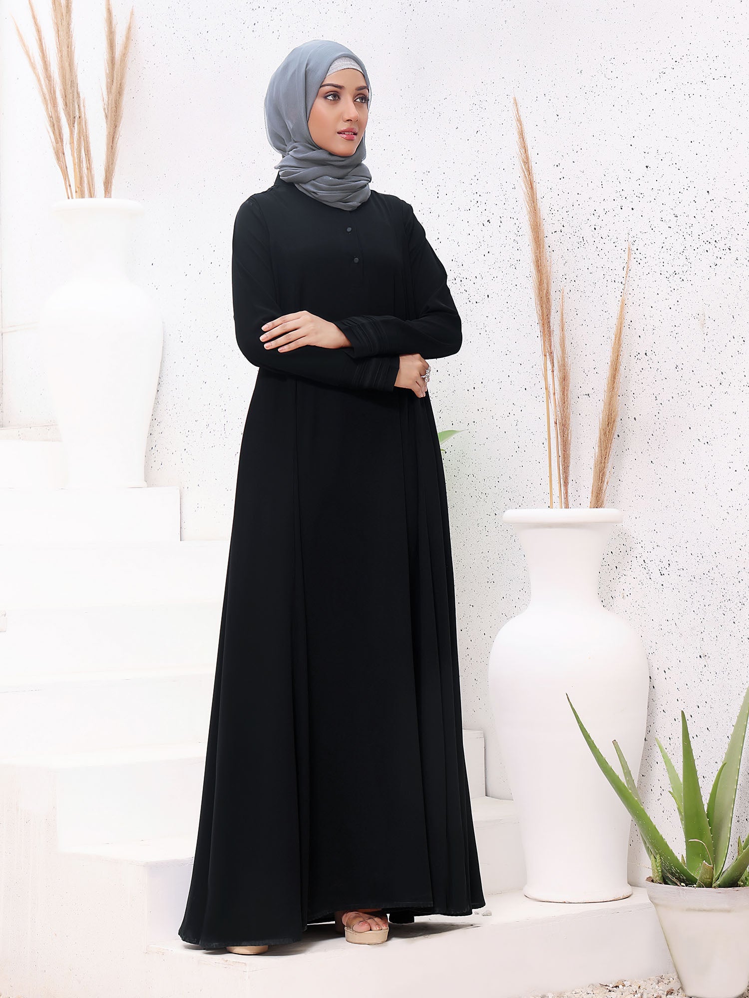 Abaya Formal Black