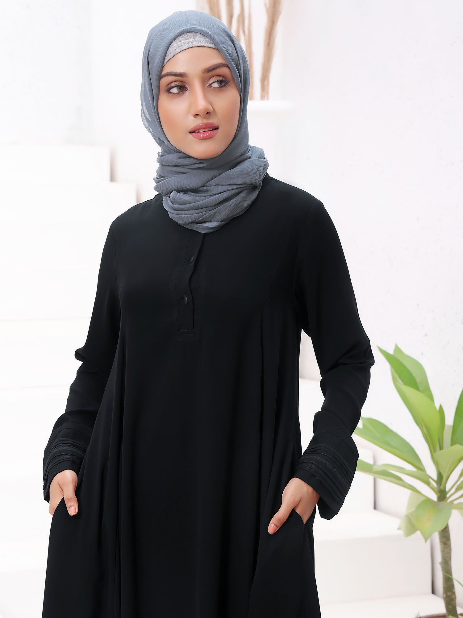 Abaya Formal Black